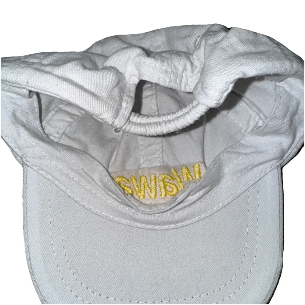 Wawa Toddler White Baseball Cap Yellow Logo Toddler Hat One Size